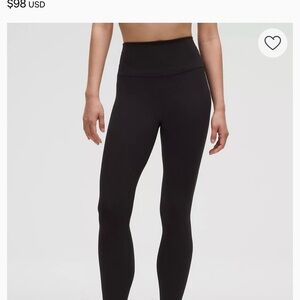lululemon Black Leggings Align 28”